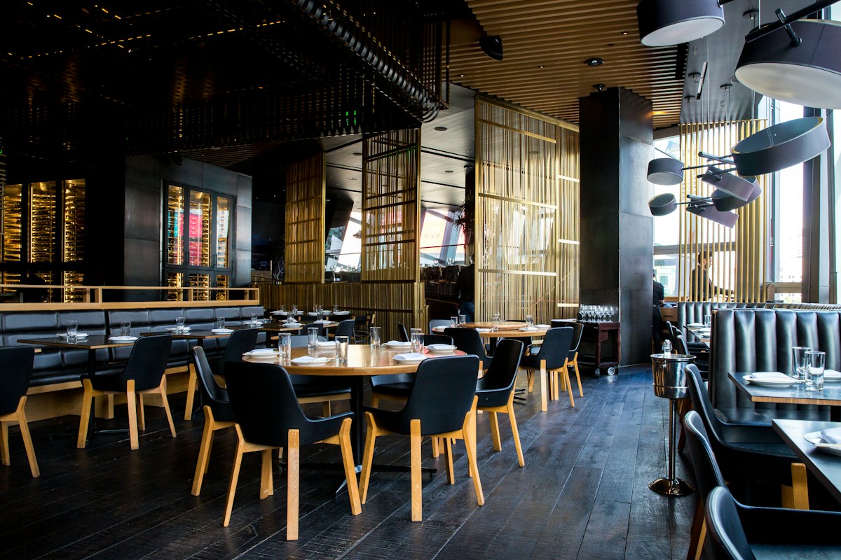 Restaurant interiors — illustrative stock photograph